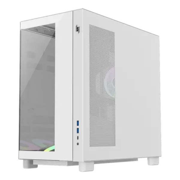 Gamemax NEX C53 bílá / Skříň / ATX/BTF (NEX C53 WH)