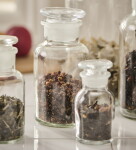 Ib Laursen Skleněná dóza Pharmacy 250 ml, čirá barva, sklo