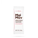 MoiMüv Protein Wafer - GymBeam (jahoda, 40 g) (69694-2-40g-strawberry)