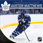 JF Turner Kalendář Toronto Maple Leafs NHL Auston Matthews #34 2027 Wall Calendar