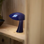 Louis Poulsen Přenosná lampa Rumee 220 Night Blue, modrá barva, plast
