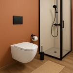 Erga Lily+, závěsná WC mísa 490x370x365mm, Rimless Tornado 2 + toaletní sedátko s pomalým zavíráním, bílá, ERG-V03-LILY-TO2-WH