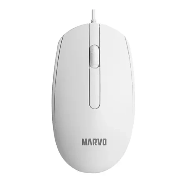 Marvo MS003 bílá / Myš / optická / 1000 DPI / 3 tlačítka / USB-A / 1.25m (MS003 WH)