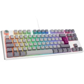 Ducky One 3 TKL Cherry MX-Ergo-Clear šedá / herní klávesnice / podsvícená / mechanická / drátová USB-C / DE (DKON2187ST-EDEPDMIWHHC1)