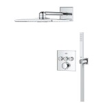 GROHE - Vitalio SmartActive Sprchový set s termostatem pod omítku, 31x31 cm, 2 proudy, chrom 34875000