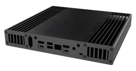 Akasa Plato RC UCFF černá / Mini ITX / hliník / VESA / OEM / bez ventilátoru (A-NUC106-M1B)