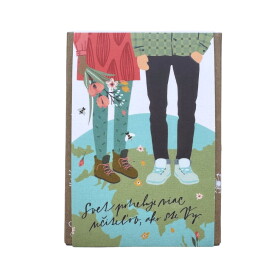 Blossombs Dárková sada semínek divokých květin pro učitele (SK) – 4 ks, zelená barva