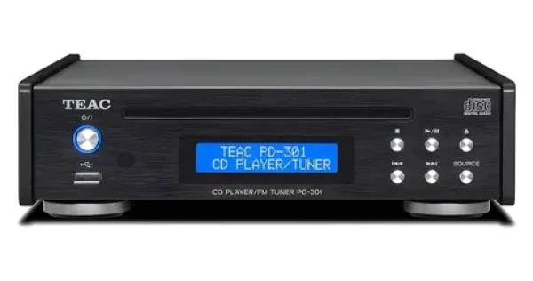 TEAC PD-301DAB-X černá / CD přehrávač / Slot-in mechanika / DAB+/FM tuner / USB / Dálkové ovládání (PD-301DAB-X/B)