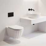 REA - WC mísa bez splachovacího okruhu Duo White REA-C3005