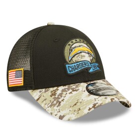 New Era Pánská kšiltovka Los Angeles Chargers NFL 2022 On-Field Salute to Service 9FORTY