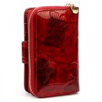 Luxusní dámská kožená peněženka Gregorio Santina, červená