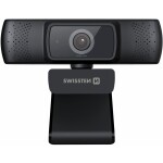 SWISSTEN Webcam FHD 1080P / 1920x1080@30FPS / záběr 84° / mikrofon / USB 2.0 (55000001)