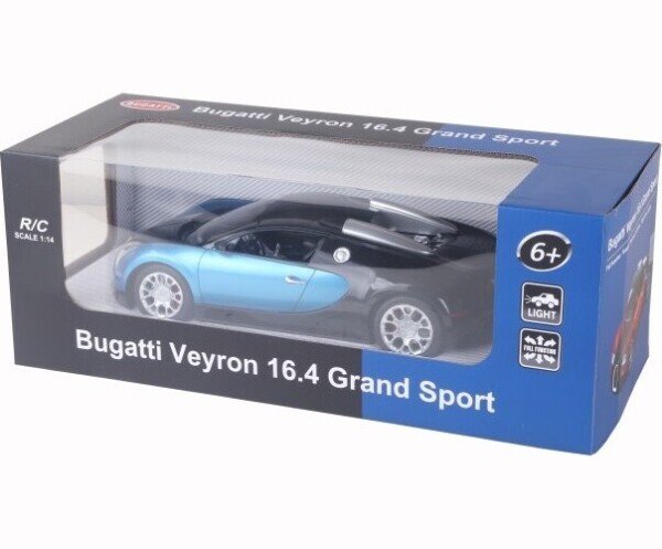 1:14 RC Bugatti Veyron červené/modré