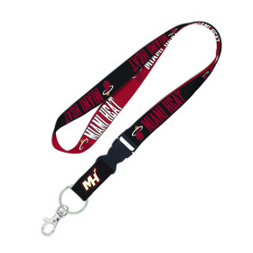 Wincraft Klíčenka Miami Heat NBA Lanyard buckle 1"