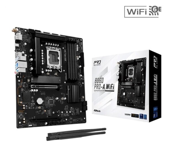 ASRock MB Sc LGA1851 B860 Pro-A WiFi, Intel B860, 4xDDR5, 1xDP, 1xHDMI, WiFi, ATX EDF_380994