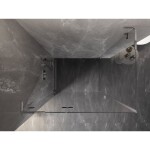 MEXEN/S - Lunar L sprchový kout dveře křídlové levá 95 x 90, transparent, chrom 834L-095-090-01-00-L