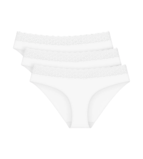 Dámské kalhotky Feel of Modal Tai 3P - WHITE - bílé 0003 - TRIUMPH WHITE M