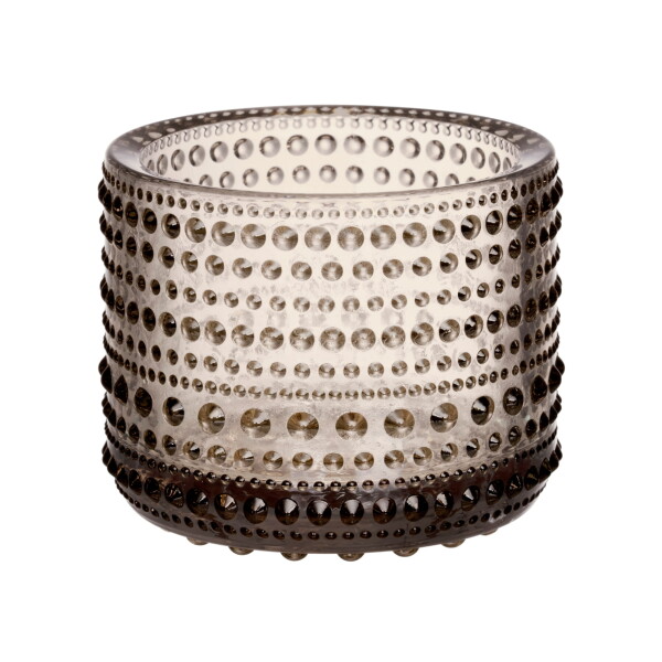 Iittala Skleněný svícen Kastehelmi 6,4 cm – Linen, fialová barva, sklo