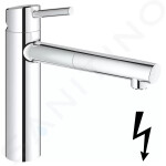 GROHE - Concetto Dřezová baterie s výsuvnou koncovkou, chrom 31214001