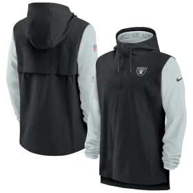 Nike Pánská bunda Las Vegas Raiders NFL On-Field 2022 Sideline Lightweight Player Velikost: S