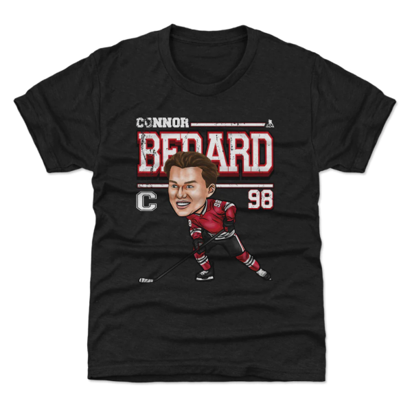 Dětské tričko Chicago Blackhawks Connor Bedard #98 Cartoon WHT 500 Level Velikost: let)