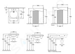 VILLEROY & BOCH - ViCare Umyvadlo Vita 560x550 mm, s přepadem otvor pro baterii, CeramicPlus, alpská bílá 411955R1