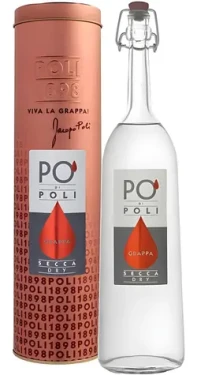 Jacopo Poli Grappa Po' di Poli 25° Anniversario Merlot / Grappa / Merlot / 40% vol. / 0,7 l (8014115000284)
