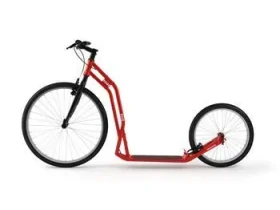 YEDOO Koloběžka Numbers FIVE červená / 26"/20" kola
