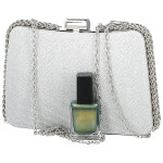 Luxusní dámské psaníčko Michelle Moon Arnex, stříbrné