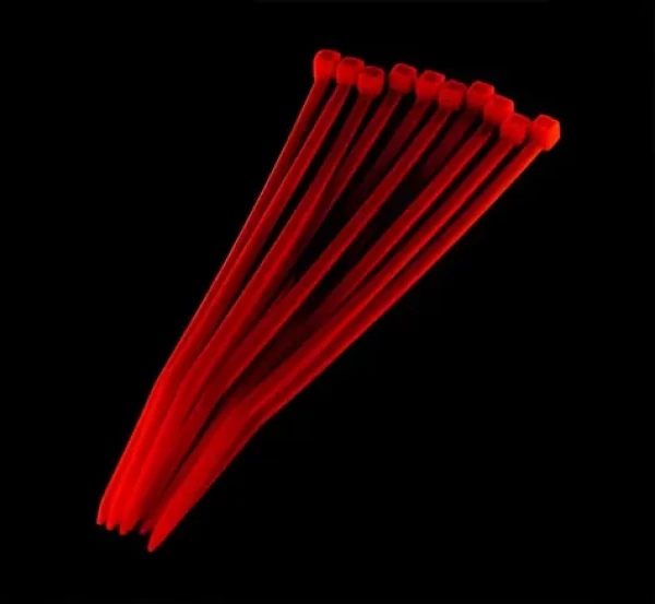 Primecooler PC-CT25100 UV červená / Stahovací pásky / 2,5 × 100 mm / 10 ks (PC-CT25100UVRed)