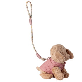 Maileg Postroj a vodítko pro štěňátko Maileg – Rose, růžová barva, textil