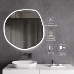 CERANO - Koupelnové LED zrcadlo Lumeo - Ø 70 CER-666007