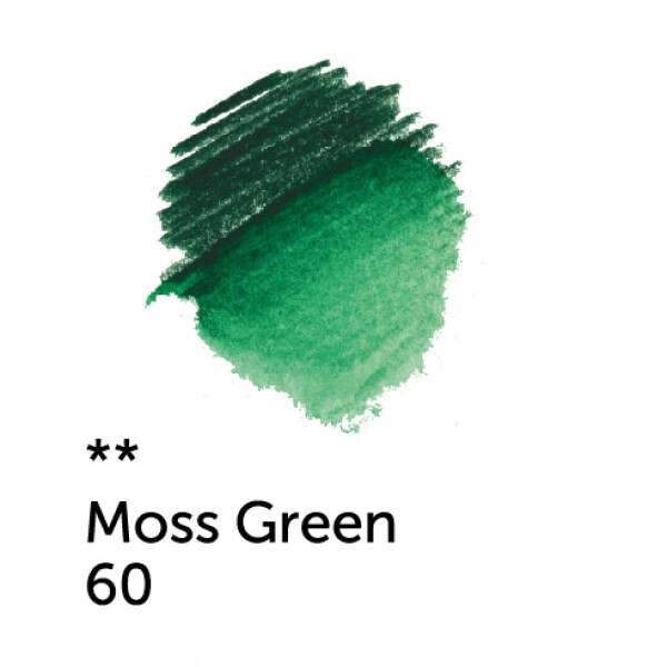 Nevskaya Palitra White Nights akvarelová pastelka 60 moss green