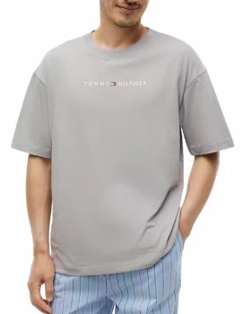 Pánské triko Tommy Hilfiger UM03685 šedá
