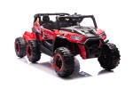 Mamido Elektrické autíčko Buggy UTV 4x4 s vlečkou 24V | 4x200W červené