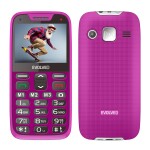 EVOLVEO EasyPhone XR, mobilní telefon pro seniory s nabíjecím stojánkem, růžový