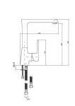 INVENA - Dřezová baterie SIROS CHROM BZ-90-L01-A