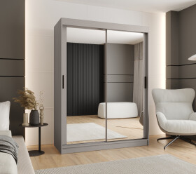 Šatní skříň Abi Rubino T3 Rozměry: 150 cm, Barva korpusu + barva dveří: Kašmír