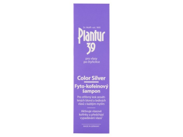Plantur 39 Color Silver Fyto-kofeinový šampon 250 ml