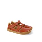 Dětské barefoot sandály CRAVE SHELLWOOD Cognac, hnědá - 30
