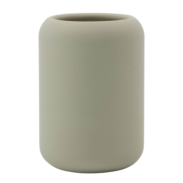 House Doctor Stojánek na kartáčky Petra Off White, krémová barva, pryskyřice