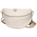Stylová dámská koženková kabelka Ada, krémová