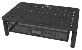 Maclean MC-947 černá / Stojan pod monitor a notebook / 13-32" / nosnost 20 kg / výška 11-15 cm (MC-947)