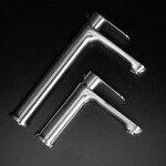 REA - Umyvadlová vysoká baterie Logan Brush Nickel REA-B6684