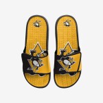 FOCO Pánské pantofle Pittsburgh Penguins NHL Colorblock Slipper Velikost: L = 44-45 EU