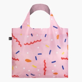 Skládací nákupní taška LOQI CÉLESTE WALLAERT Confetti