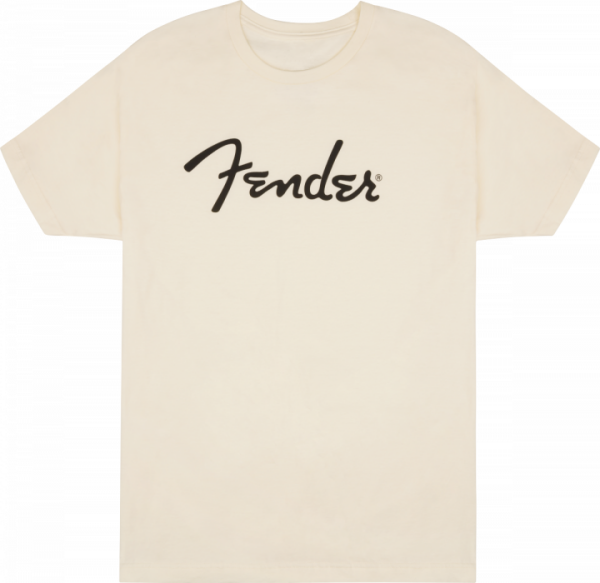 Fender Spaghetti Logo T-Shirt, Olympic White, XL