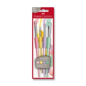 FABER-CASTELL Sada štětců velikost 4,8,10,12 / 4ks / pastelová (481620)