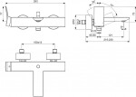 IDEAL STANDARD - Conca Tap Vanová baterie, Silver Storm BC762GN