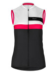 Dámský cyklistický dres ETAPE PRETTY 2.0, bílá/růžová (elastický materiál, velikost S)